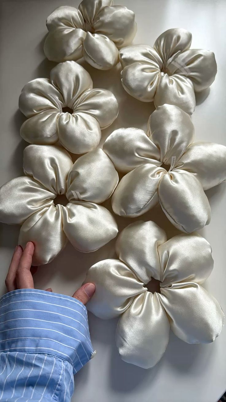 Scrunchie flor grande