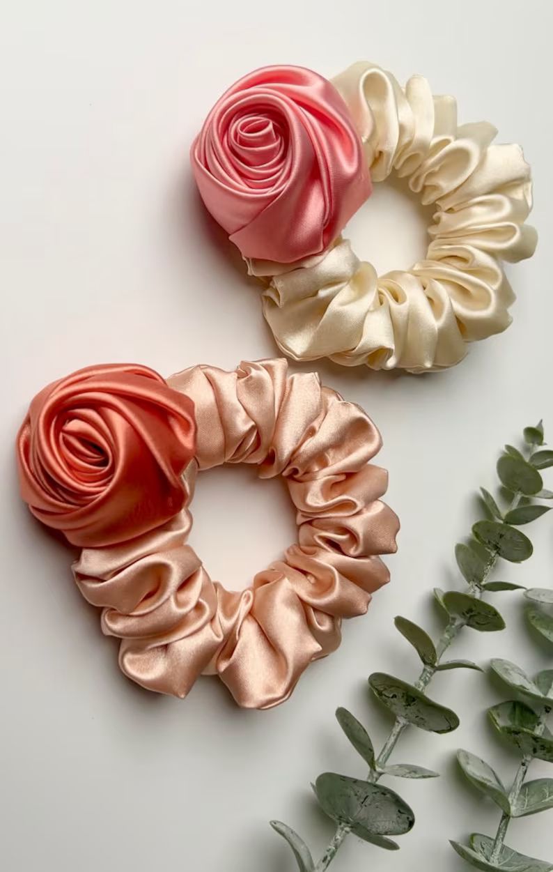 Scrunchie rosa