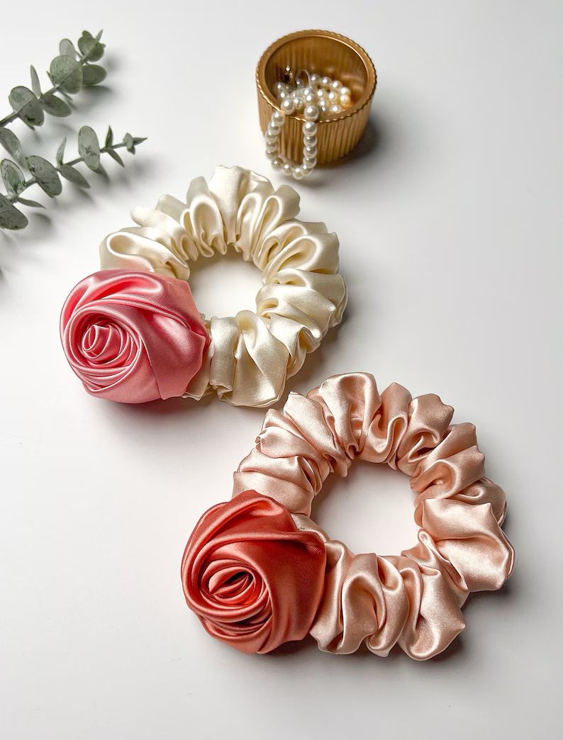 Scrunchie rosa