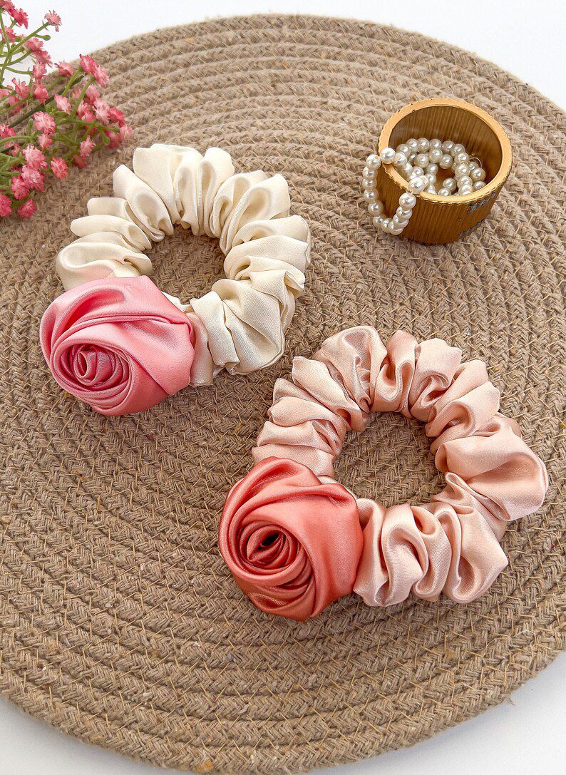 Scrunchie rosa