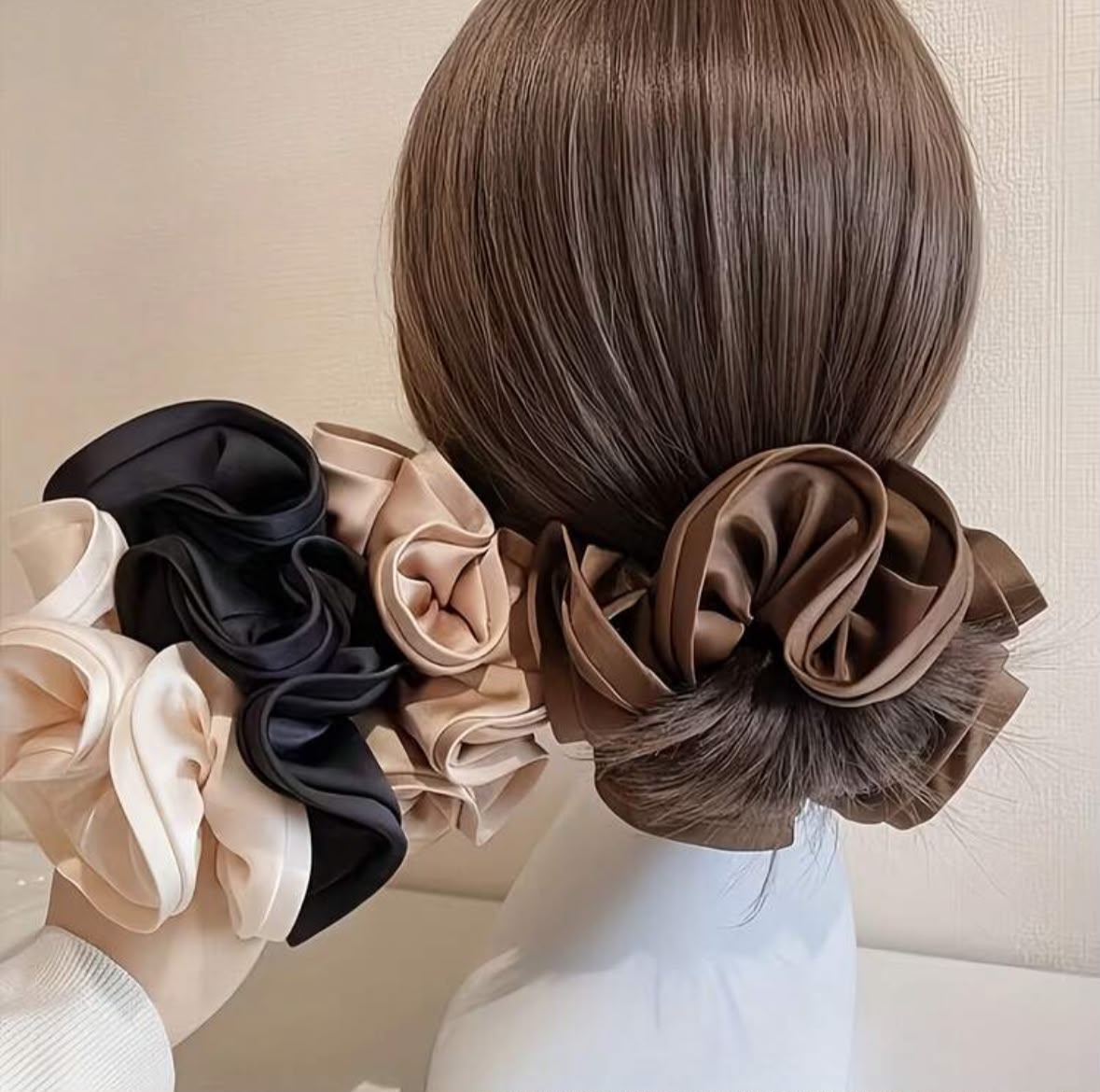 Scrunchie ondas elegantes