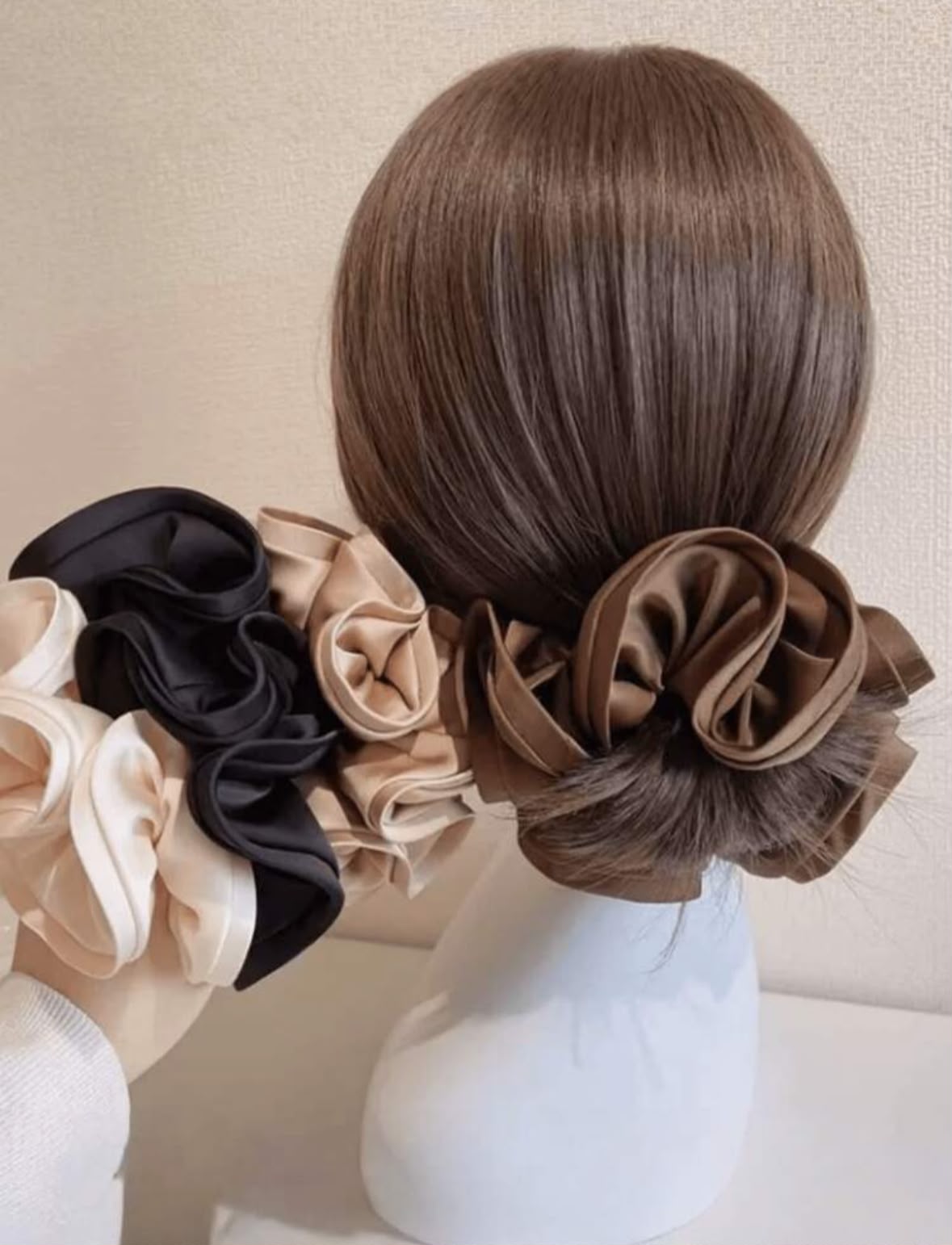 Scrunchie ondas elegantes