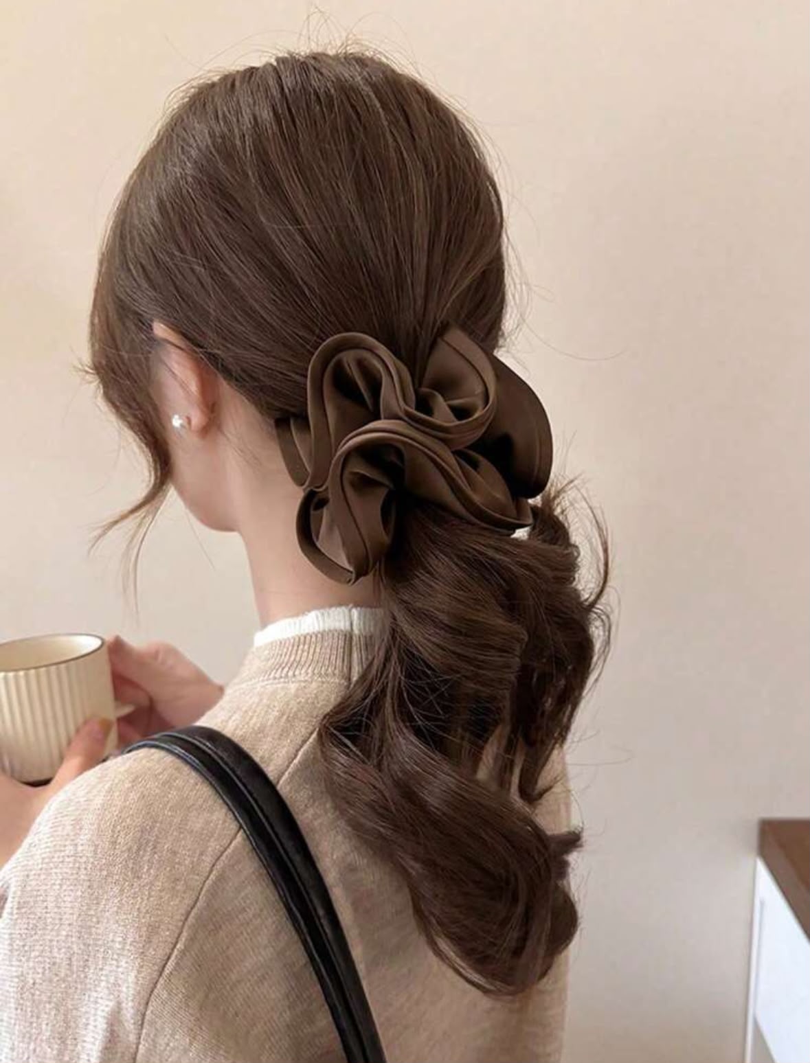 Scrunchie ondas elegantes