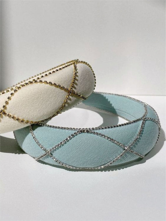 Diadema acolchada con pedrerÍa