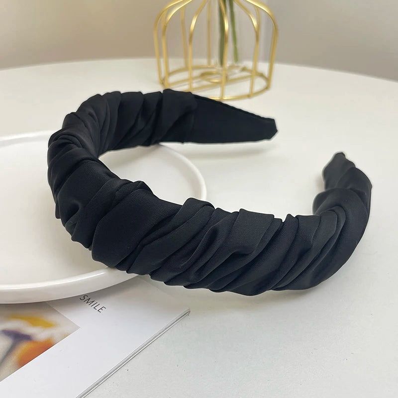 Diadema fruncido envolvente