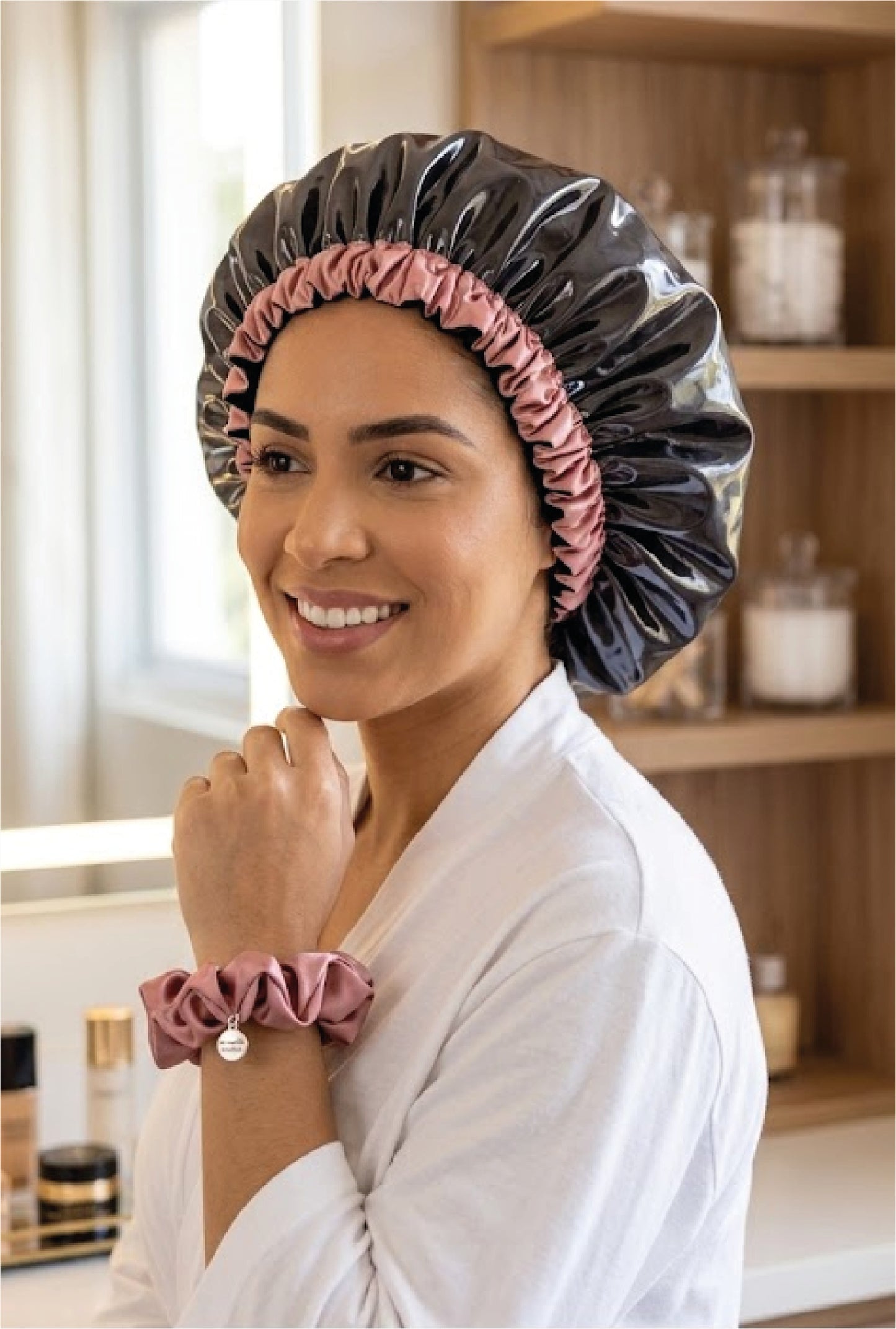 Gorro 2 en 1 satÍn + para ducha