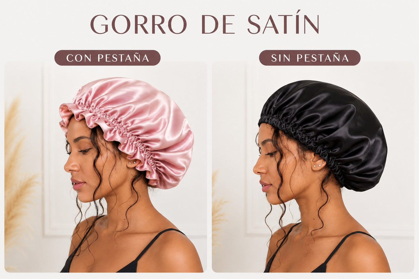 Gorro de satÍn