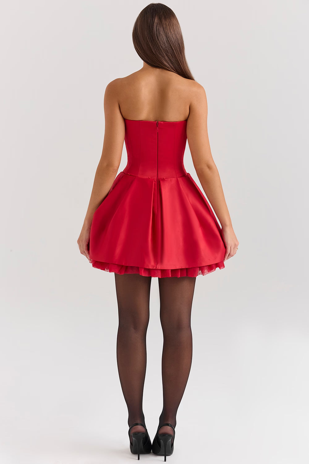 Zoe — Vestido mini con moño