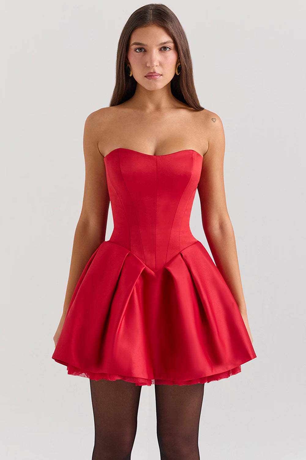 Zoe — Vestido mini con moño