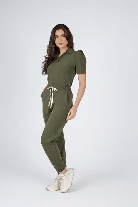 Ana — Uniforme con pantalón encauchado