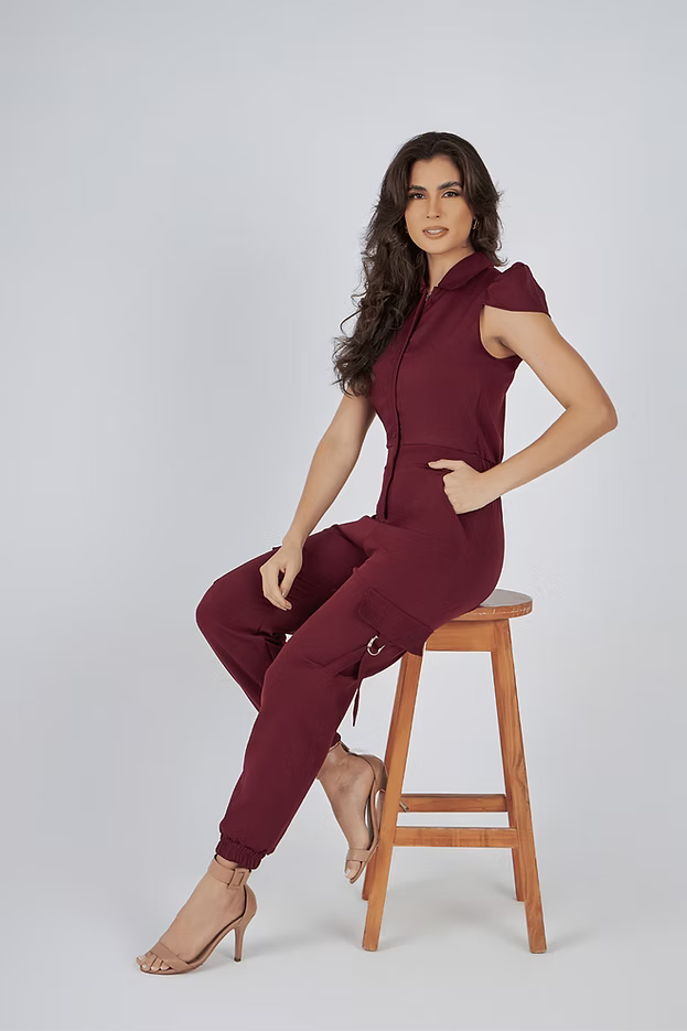 Nathalia — Uniforme enterizo con pantalón encauchado
