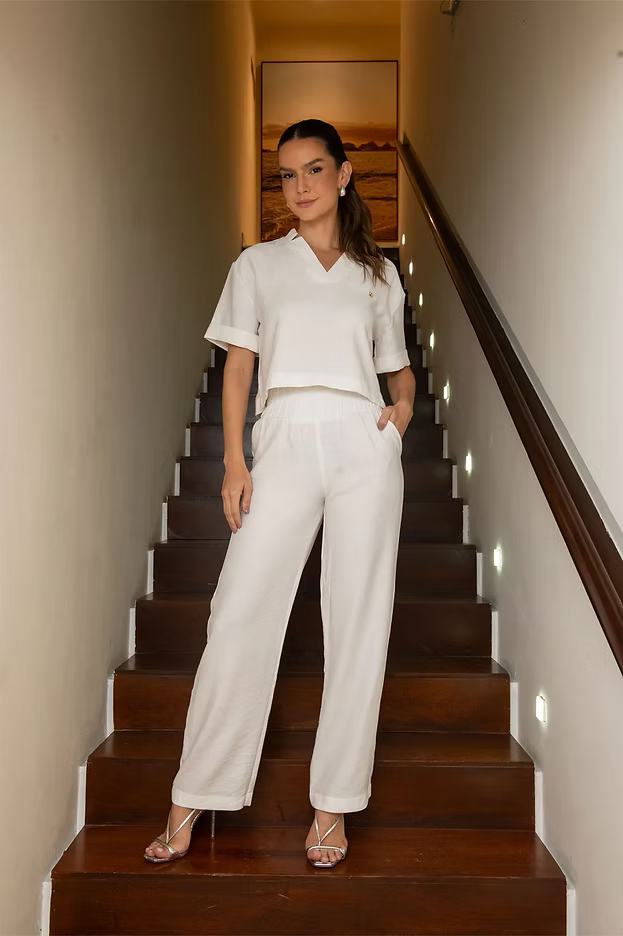 Colleen — Uniforme con pantalón encauchado