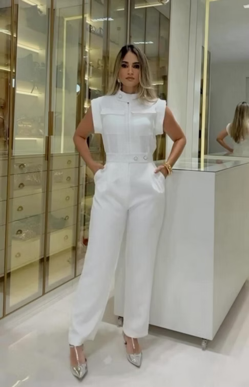 Noreen — Uniforme enterizo con pantalón encauchado