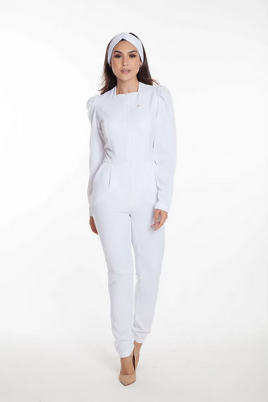 Cressida — Uniforme enterizo con lazo