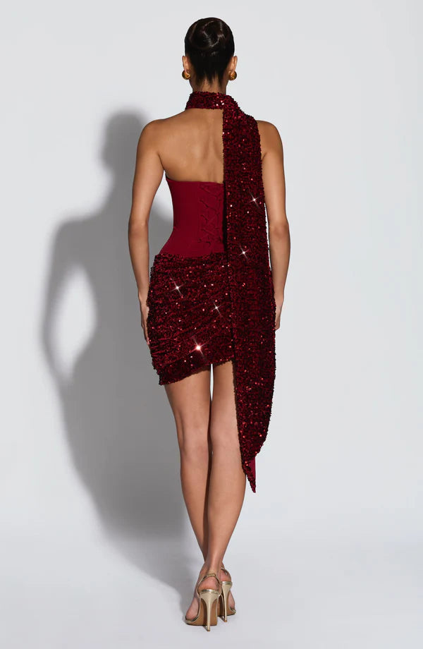Becca — Vestido mini corset strapless